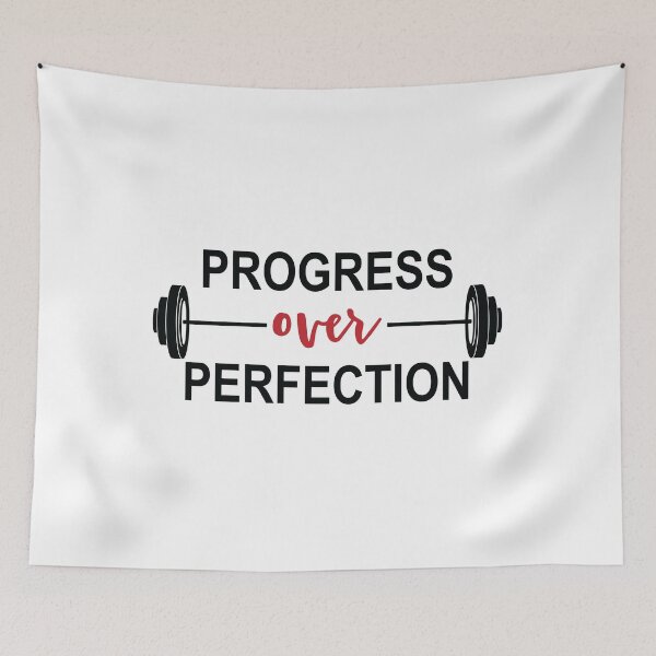 Item preview, Progress Over Perfection - Abs in Progress, Home Workout - Motivation Workout designed and sold by Twenty2Creative.