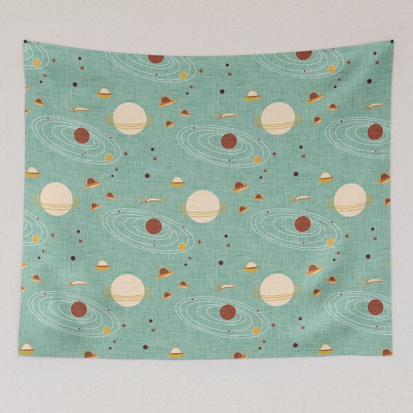 Item preview, Intergalactic Journey Blue  designed and sold by susycosta.