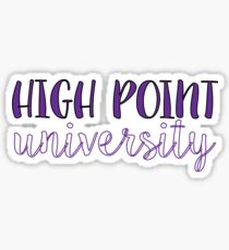 High Point University Sticker
