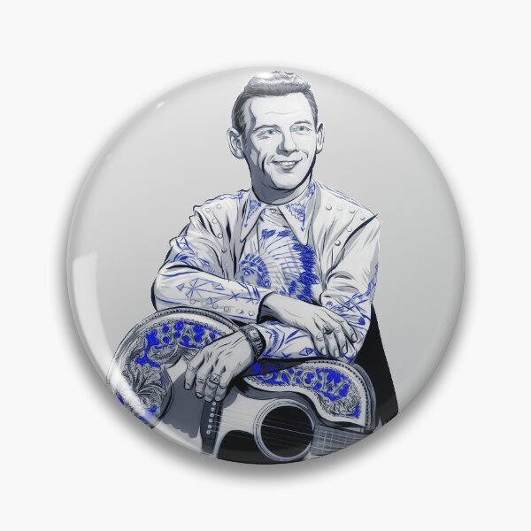 Item preview, Hank Snow - An illustration by Paul Cemmick designed and sold by TIGERDAVER.