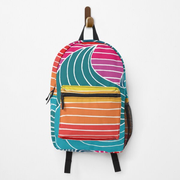 Item preview, Sunset Ocean Waves Surfing Colorful California Beach Vibes designed and sold by urbnduck.