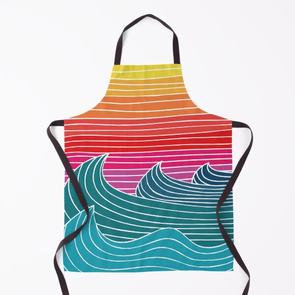 Item preview, Sunset Ocean Waves Surfing Colorful California Beach Vibes designed and sold by urbnduck.
