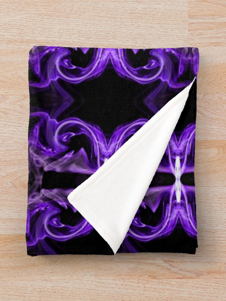 Thumbnail 3 of 6, Throw Blanket, Smoke Design designed and sold by Ralad2021.