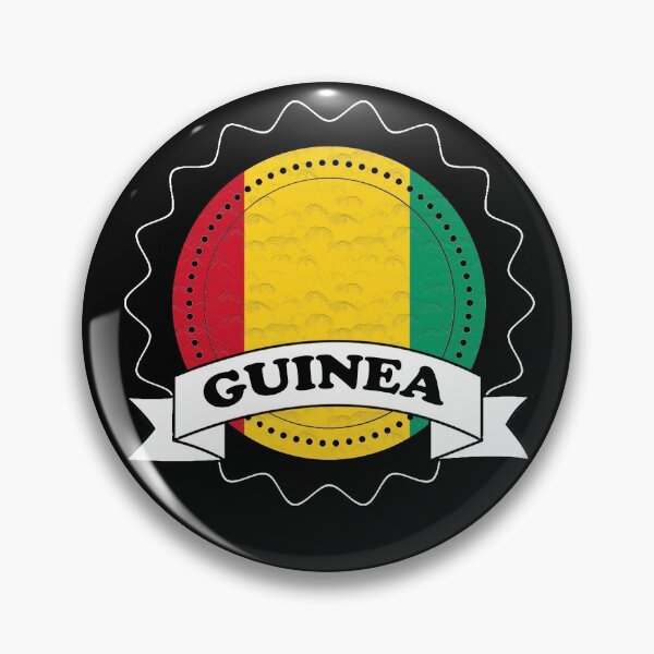 Item preview, Guinea Emblem-Badge-Flag designed and sold by Gina-Driada.