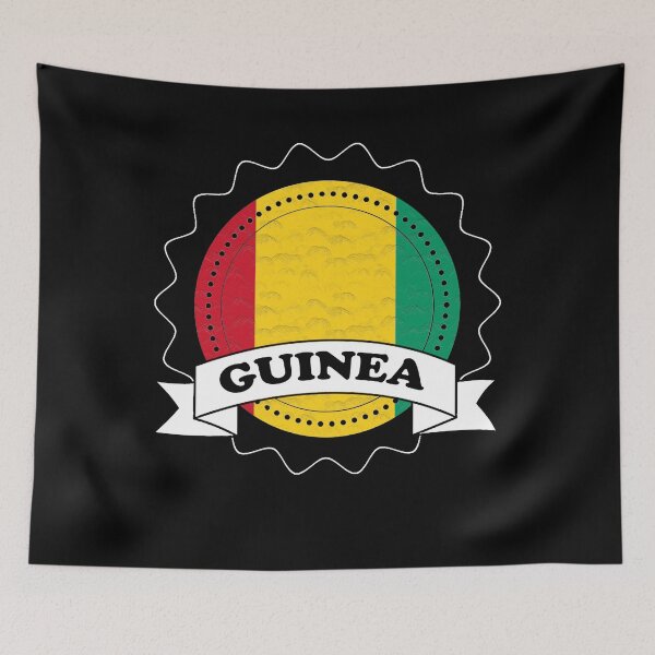 Item preview, Guinea Emblem-Badge-Flag designed and sold by Gina-Driada.