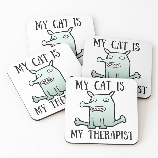Item preview, My Cat Is My Therapist designed and sold by Mohamed Amine Kadri.