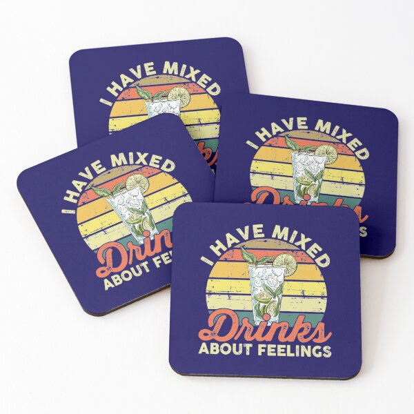 Item preview, I Have Mixed Drinks About Feelings designed and sold by rusty-quill.