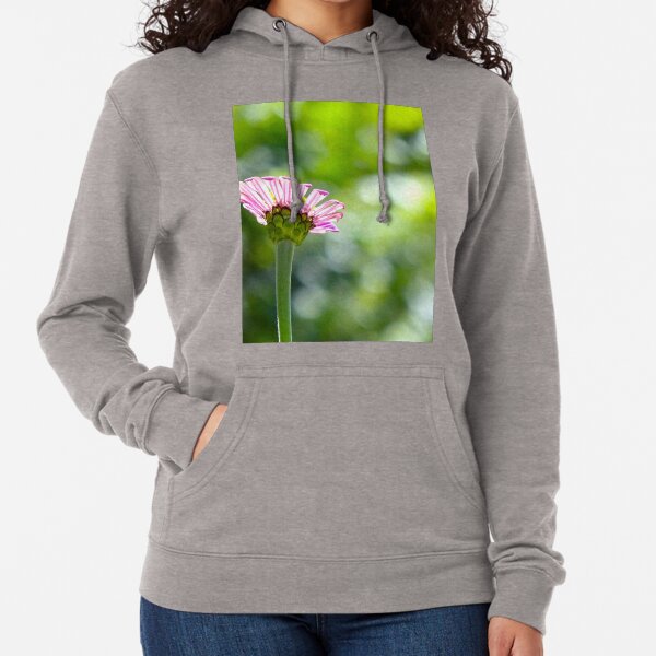 New Pink Zinnia Lightweight Hoodie