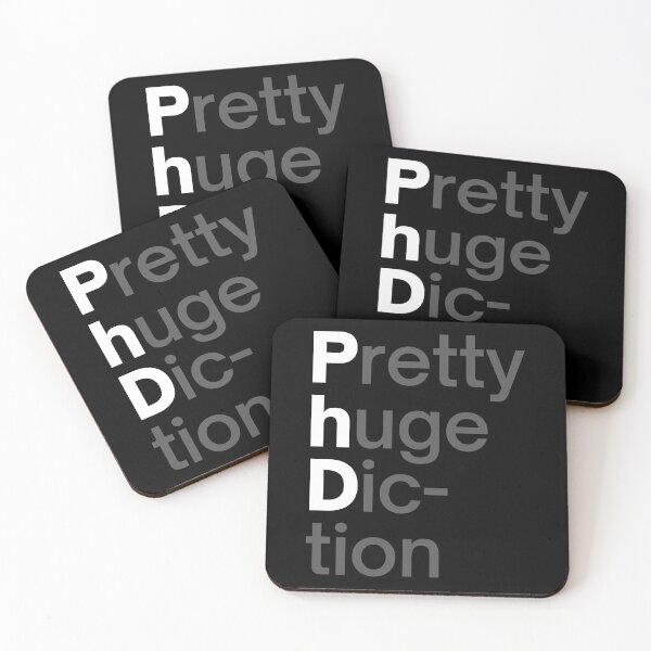 Item preview, PhD | Parody | Pretty Huge Diction designed and sold by itsokaybyme.