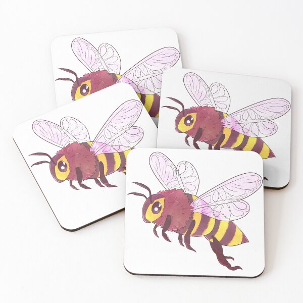 Item preview, Bees are friend-shaped designed and sold by Neko Styx.