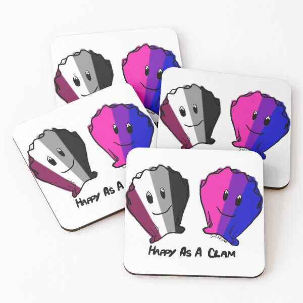 Item preview, Happy As A Clam A+B designed and sold by SamIsWhat8.