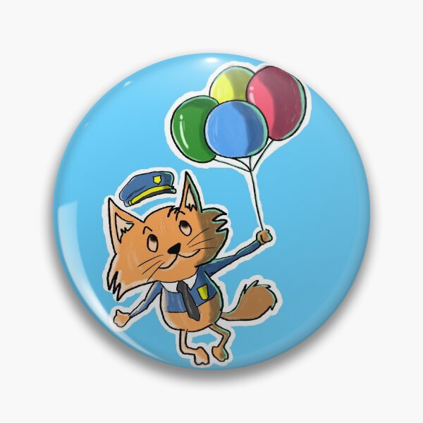 Item preview, Cop Cat With Balloons designed and sold by OooiChris.