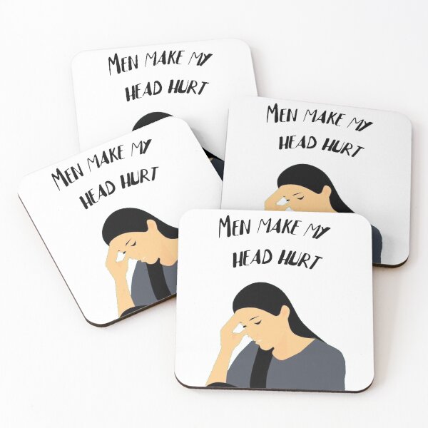 Item preview, Men make my head hurt designed and sold by Aditi Joshi.