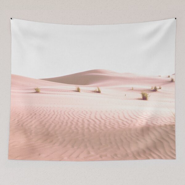 Item preview, Boho Pink Desert Landscape Sand Dunes designed and sold by beaumontavenue.