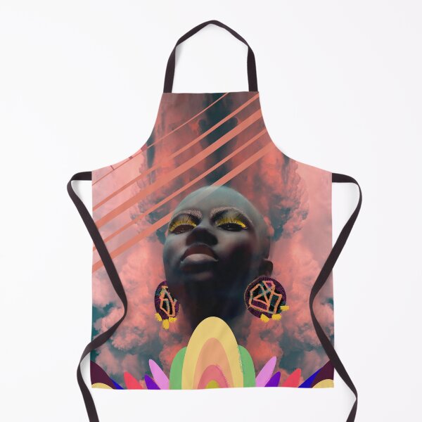 Item preview, In the Clouds Digital Art Pink Yellow Orange designed and sold by Susanne Margarete Lutz.