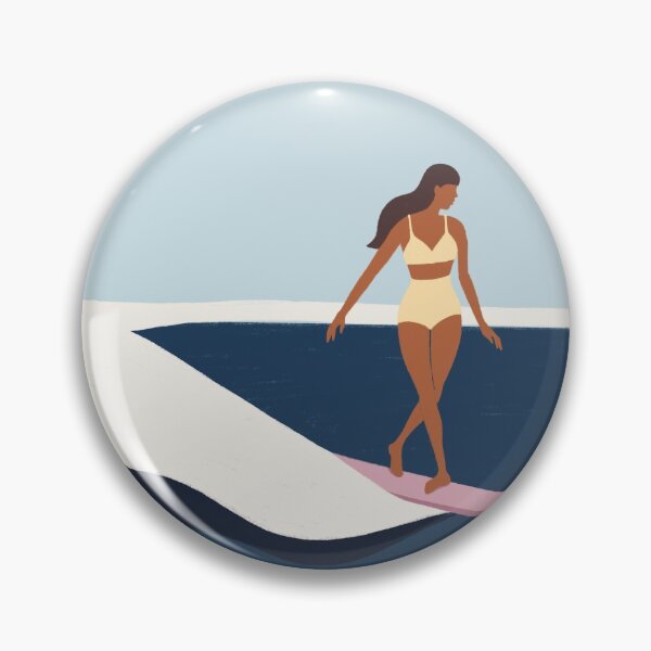 Item preview, Surfer girl catches her wave  designed and sold by Nkshnr.