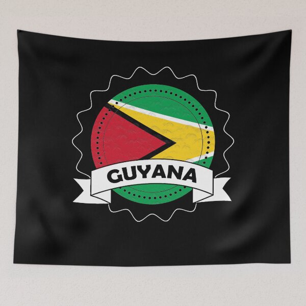 Item preview, Guyana Emblem-Badge-Flag designed and sold by Gina-Driada.