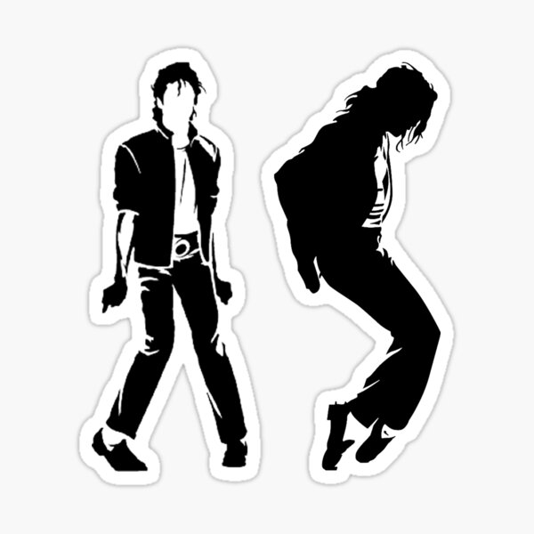 Best Seller Michael Jackson Thriller And Bellie Jean Art. Sticker