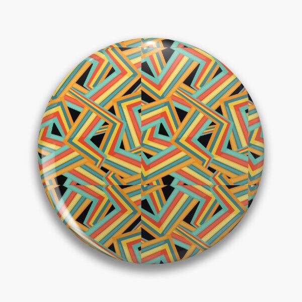 Item preview, geometric colourful psychedelic ripple pattern designed and sold by kyds.