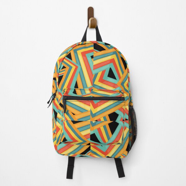 Item preview, geometric colourful psychedelic ripple pattern designed and sold by kyds.