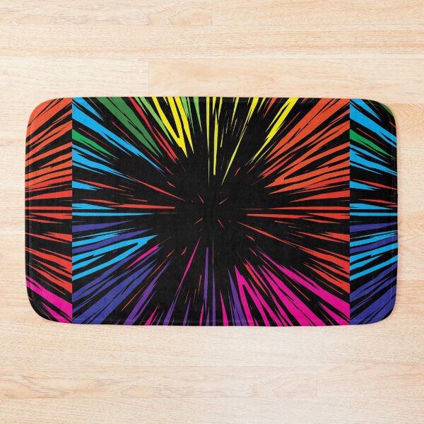 Item preview, geometric colourful psychedelic ripple pattern designed and sold by kyds.