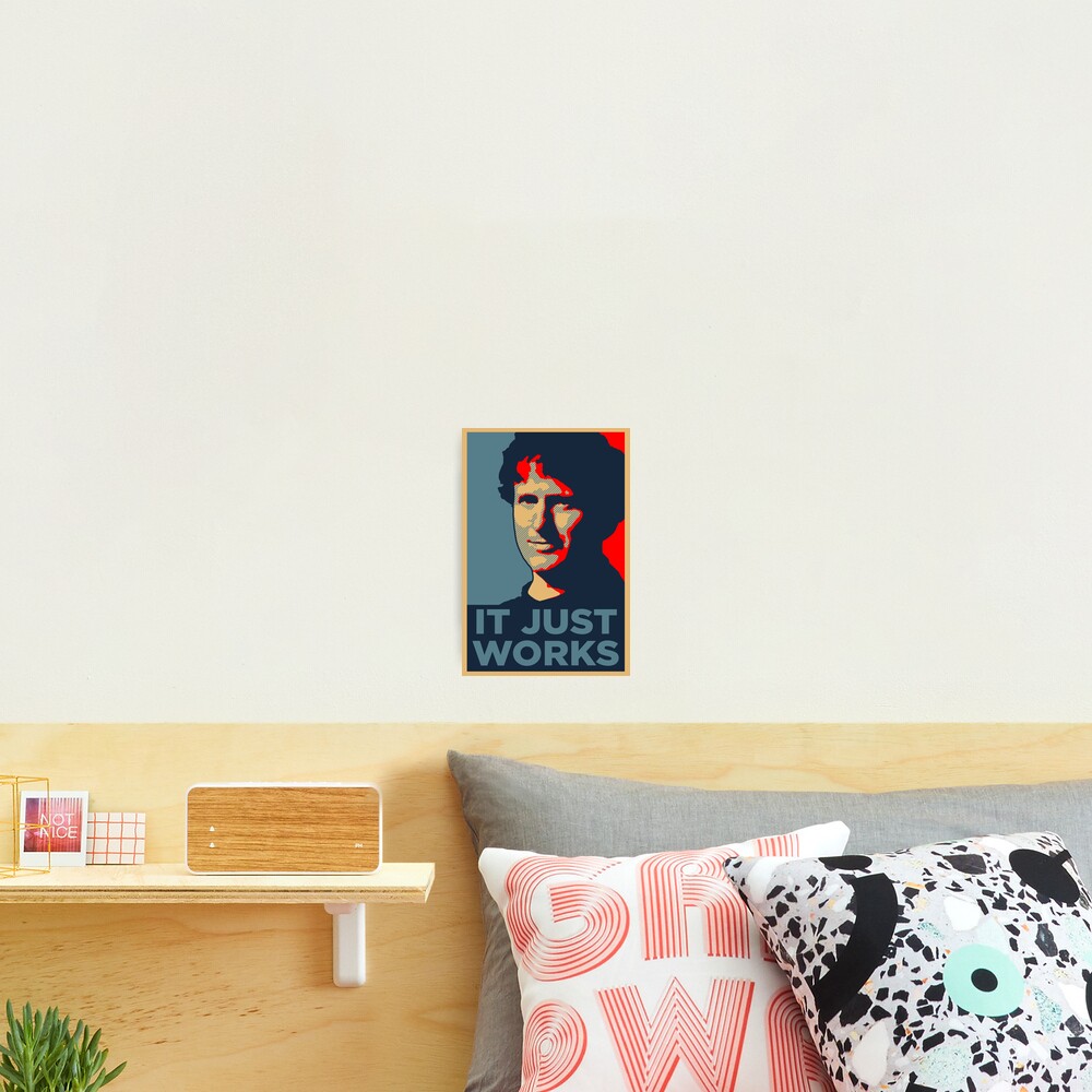 Todd Howard It Just Works Poster Photographic Print By Kaamalauppias Redbubble