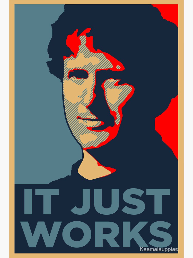 Todd Howard It Just Works Sticker for Sale by GraphicTease