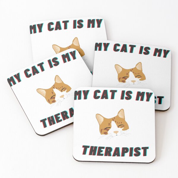 Item preview, My Cat Is My Therapist designed and sold by nuvalonstyles.