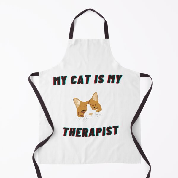 Aperçu de l'œuvre Mon chat est mon thérapeute créée et vendue par nuvalonstyles.