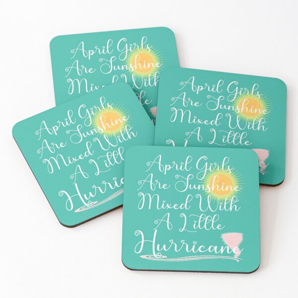 Item preview, April Girls are Sunshine Mixed with a Little Hurricane designed and sold by BleuSky.