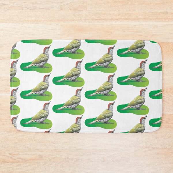 Item preview, Green Woodpecker Garden Bird Illustration designed and sold by BijouArt.