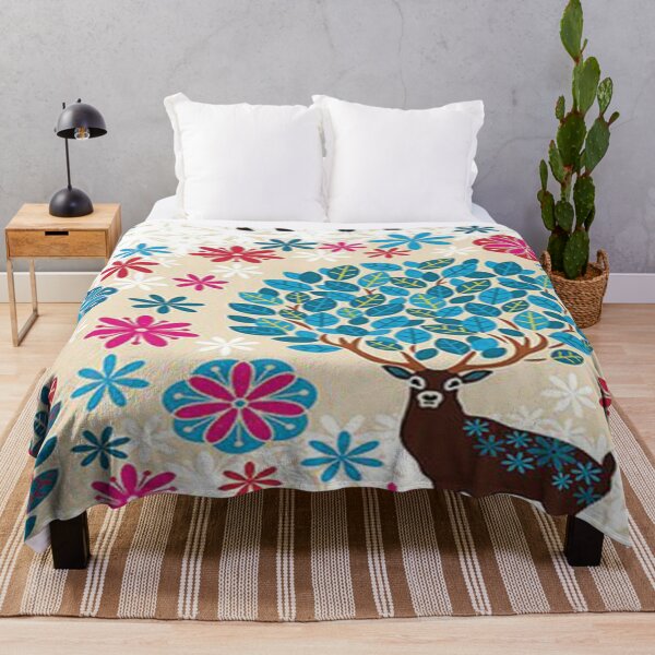 Item preview, Deer Floral  designed and sold by flairblush.
