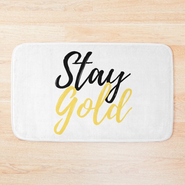 Item preview, Stay Gold Inspirational Cursive Text Design designed and sold by SarahJisri.