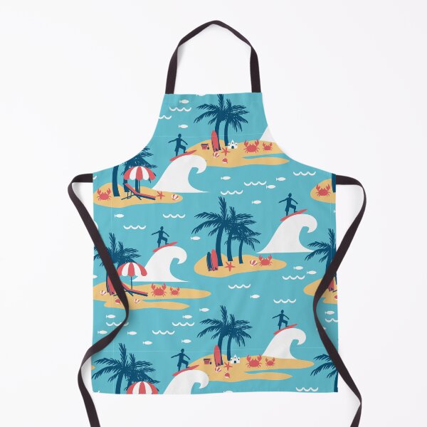 Item preview, Enjoy Blue Surfing Cartoon Illustration designed and sold by FlinArt.