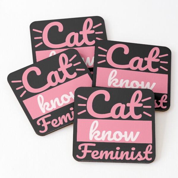 Item preview, Cat Know Feminist Text designed and sold by Styler Design.
