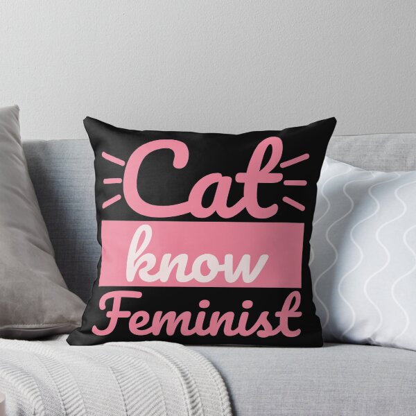 Item preview, Cat Know Feminist Text designed and sold by Styler Design.
