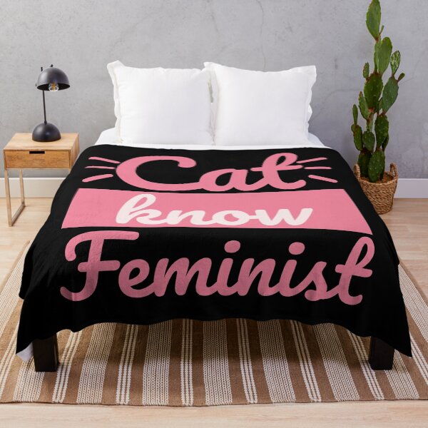 Item preview, Cat Know Feminist Text designed and sold by Styler Design.