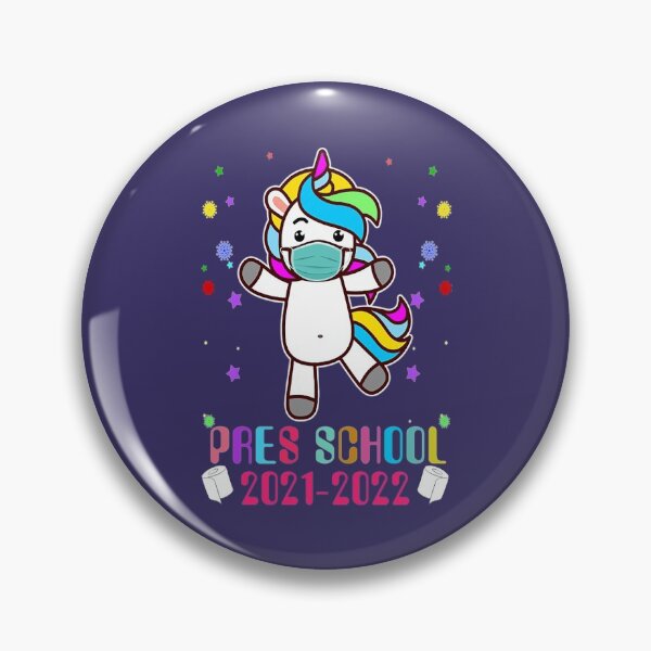 Item preview, Quarantine Unicorn Hello Preschool 2021 designed and sold by rusty-quill.