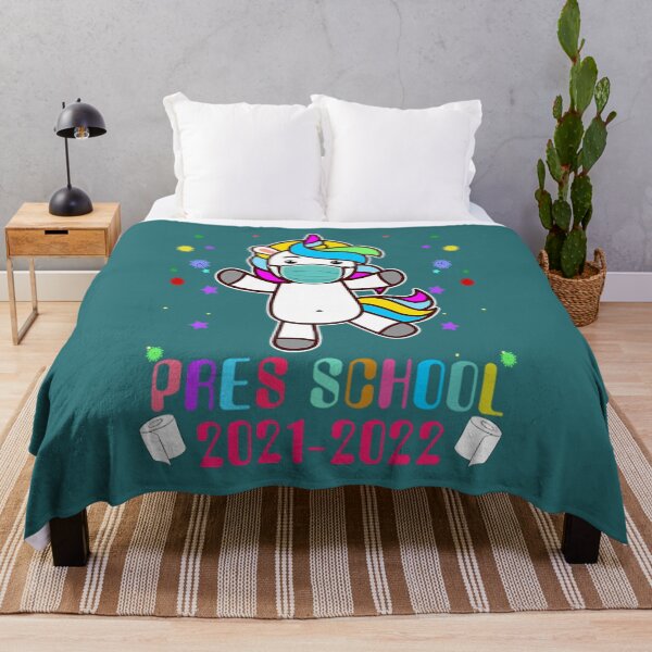 Item preview, Quarantine Unicorn Hello Preschool 2021 designed and sold by rusty-quill.