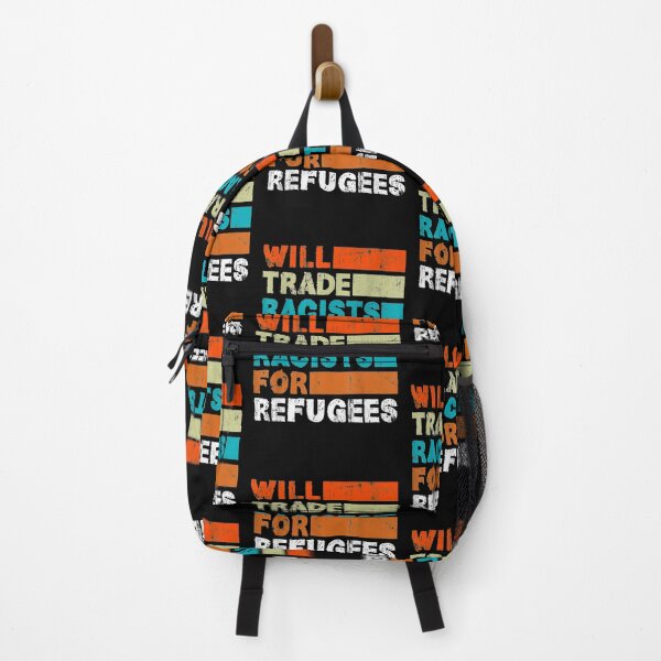 Item preview, will Trade Racists For Refugees Welcome Refugee designed and sold by rusty-quill.