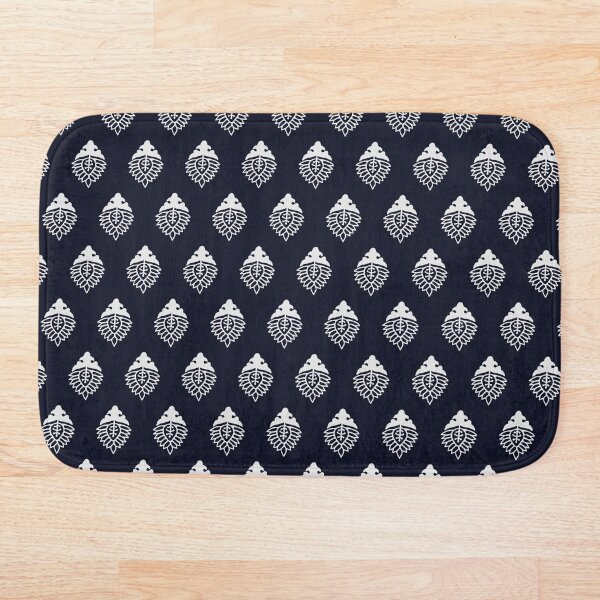 Item preview, black and white block print art  designed and sold by Khushboo Rawani.