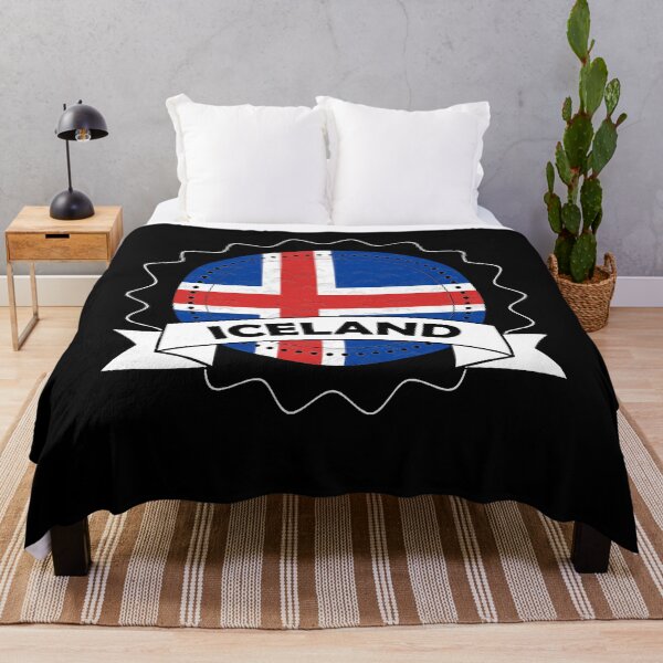 Item preview, Iceland Emblem-Badge-Flag designed and sold by Gina-Driada.