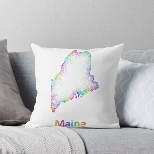 Item preview, Rainbow Maine map designed and sold by davidzydd.
