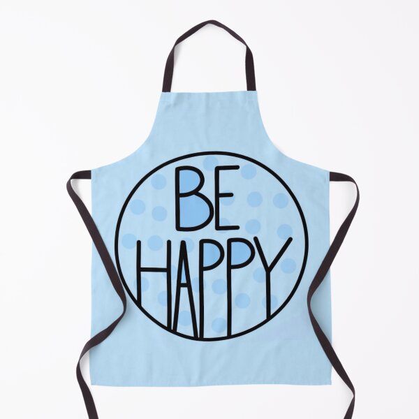 Item preview, Just Be Happy Positive Quote , Light Blue designed and sold by Barolina.