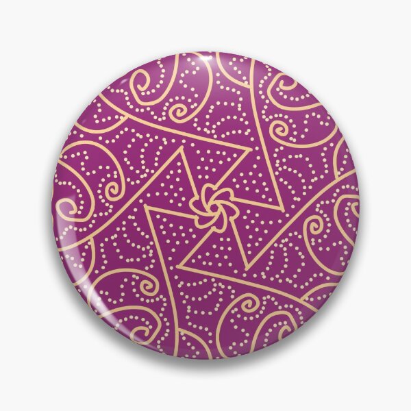 Item preview, Neo Art Deco magenta coral designed and sold by Chakraflowerdesign.