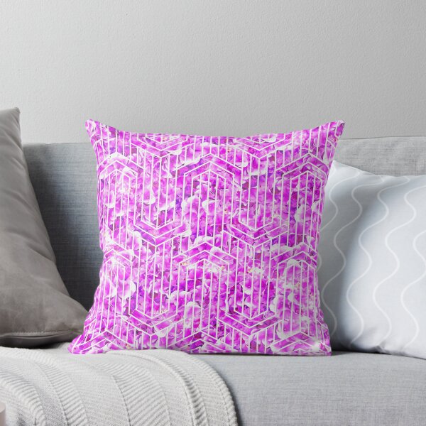 Item preview, Geo Blooms in Pink designed and sold by ZaraMartina.