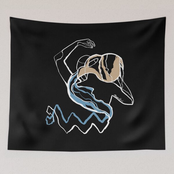 Item preview, Single Line - Aquarius (White) designed and sold by MaxencePierrard.