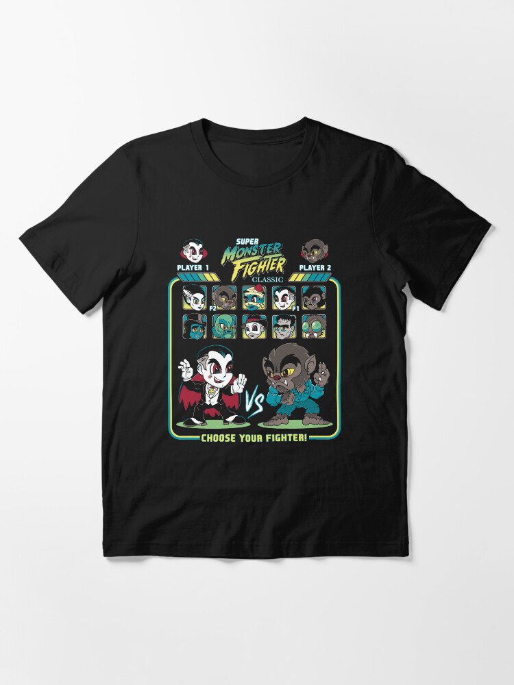 Super Monster Fighter - Cartoon Chibi Style - Retro Video Game - Classic Vintage Horror Super Monster Fighter - Cartoon Chibi Style - Retro Video Game - Classic Vintage Horror