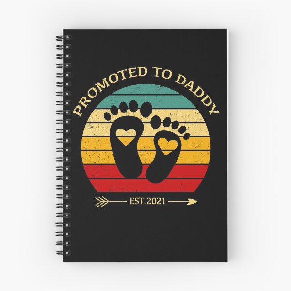 Item preview, Promoted to Daddy Est 2021 Cute Retro Sunset designed and sold by Art2Me.