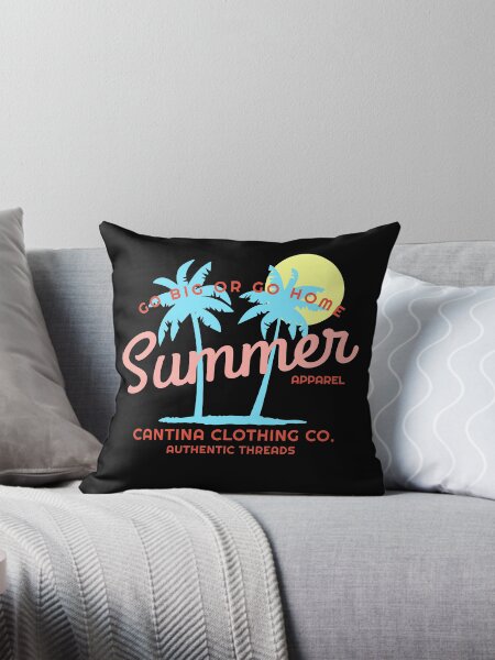 Big Summer Throw Pillow